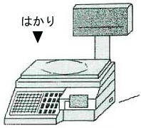 はかりのイラスト