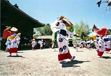 下北方六月踊りの写真