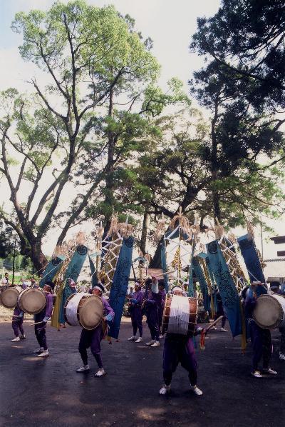 船引臼太鼓踊りの写真