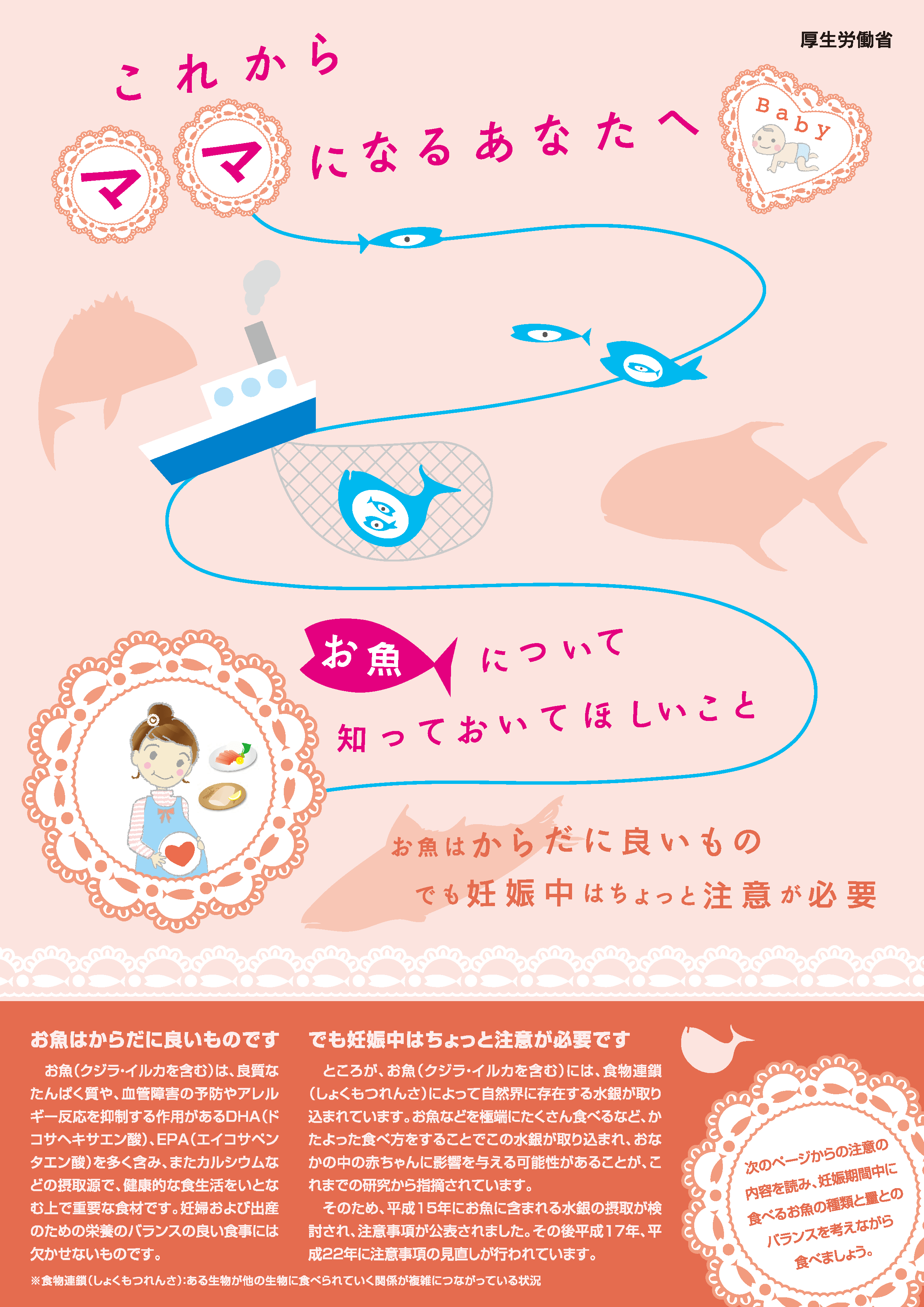 これからママになるあなたへ「お魚について知っておいてほしいこと」