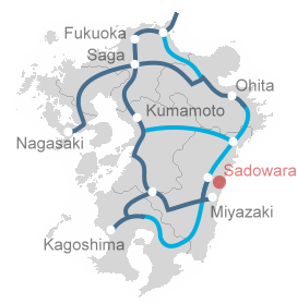 九州の地図