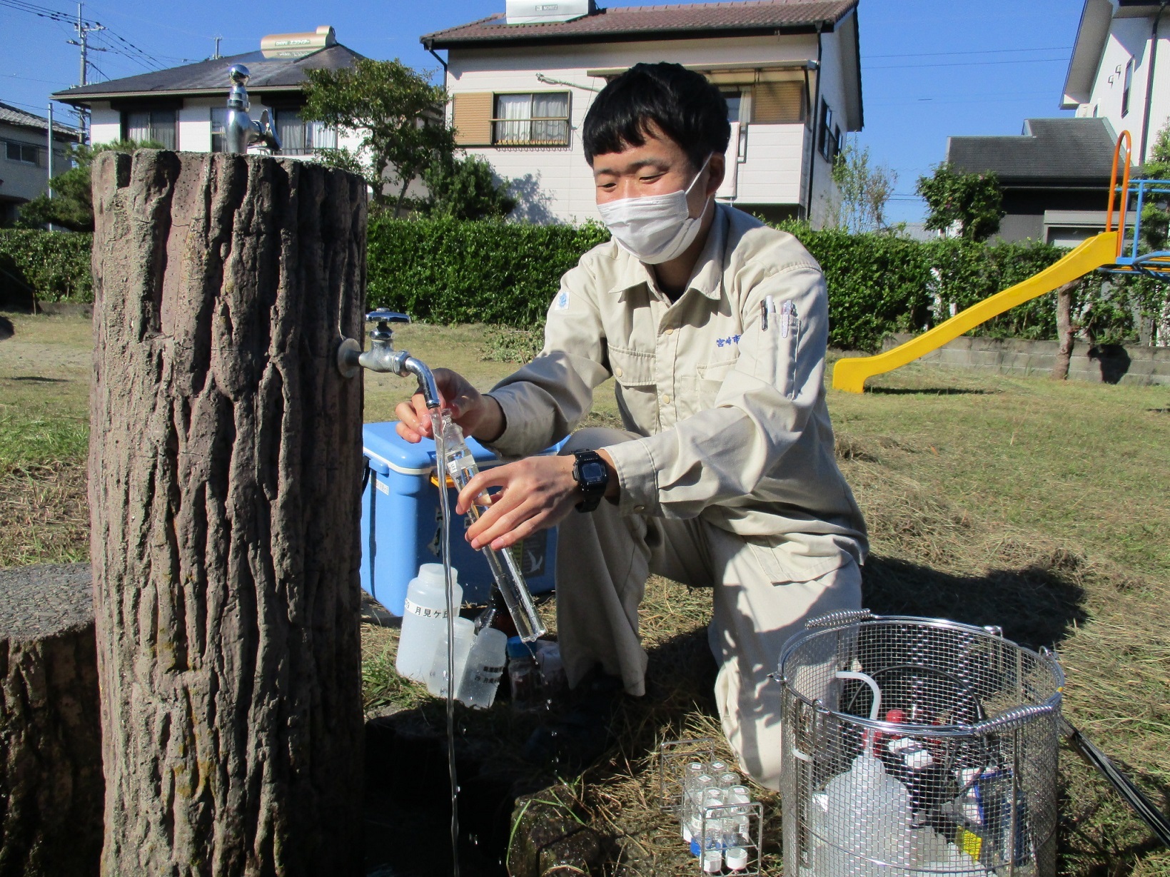 給水栓採水