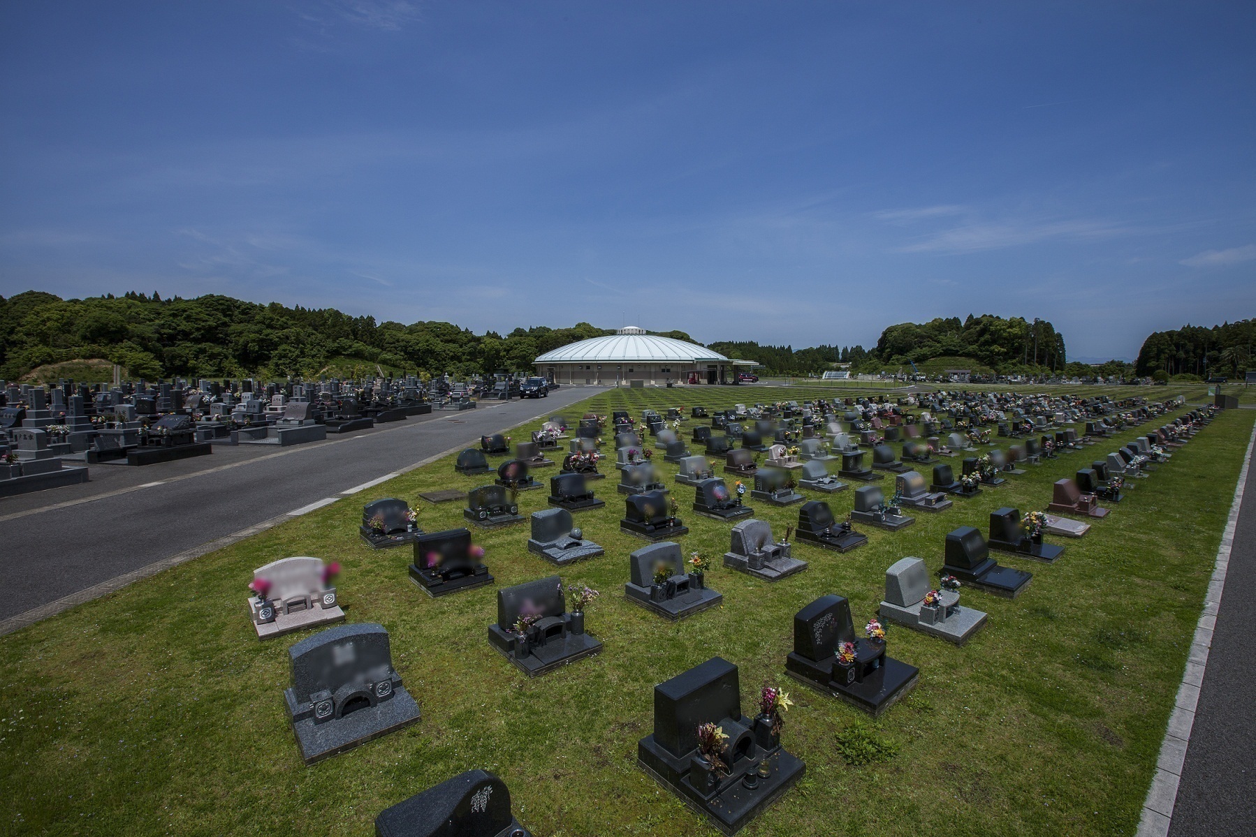 宮崎南部墓地公園の様子