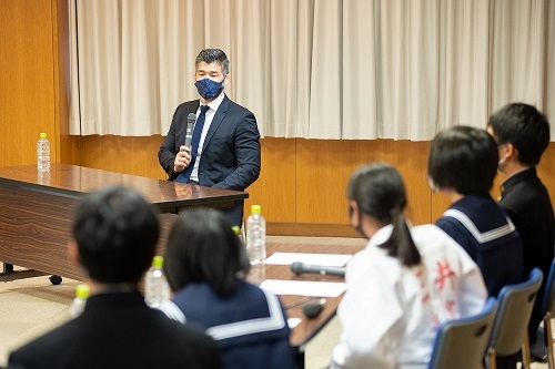 大宮中学校生徒との交流会