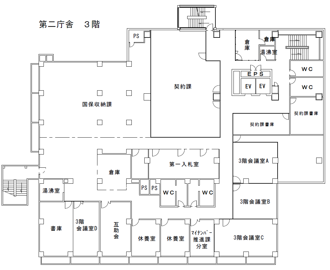 3階フロアマップ
