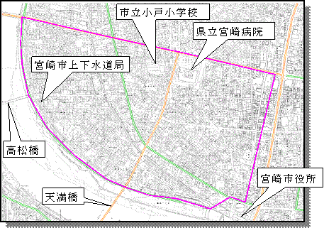 小戸地区概要図