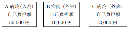 自己負担限度額(入院有)の計算例1