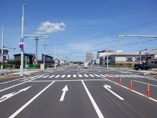 宮崎駅東通線の現況写真
