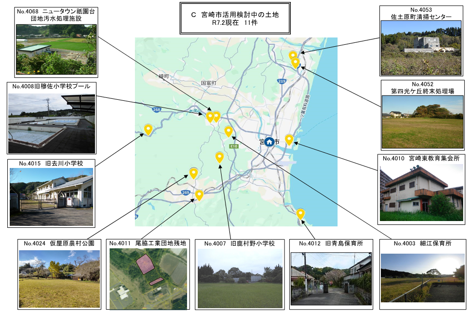 宮崎市活用検討中の土地