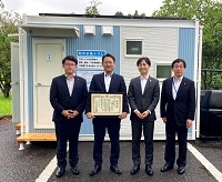 移動式循環水栓トイレのご寄附に対する感謝状贈呈式.jpg