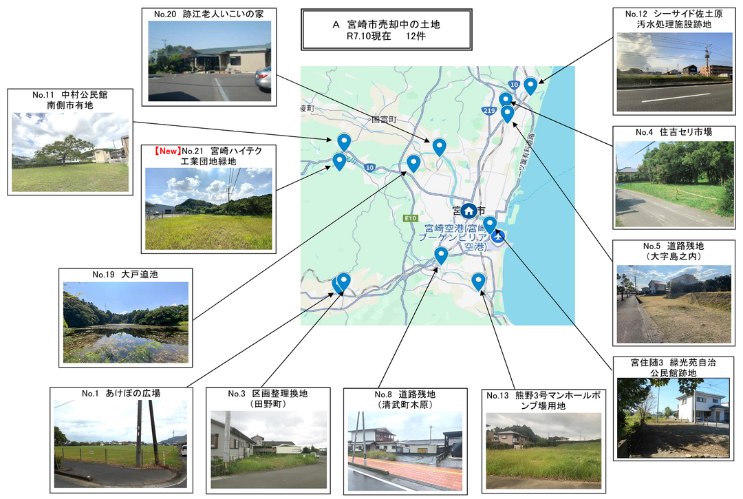 宮崎市売却中の土地