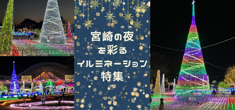 宮崎の夜を彩るイルミネーション
