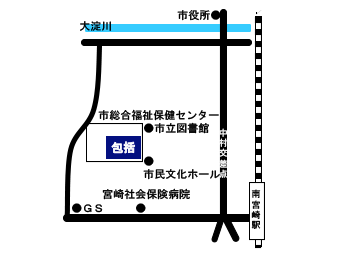 大淀地区地域包括支援センター簡易マップ