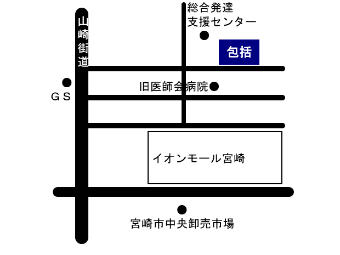 中央東・檍北地区地域包括支援センター簡易マップ