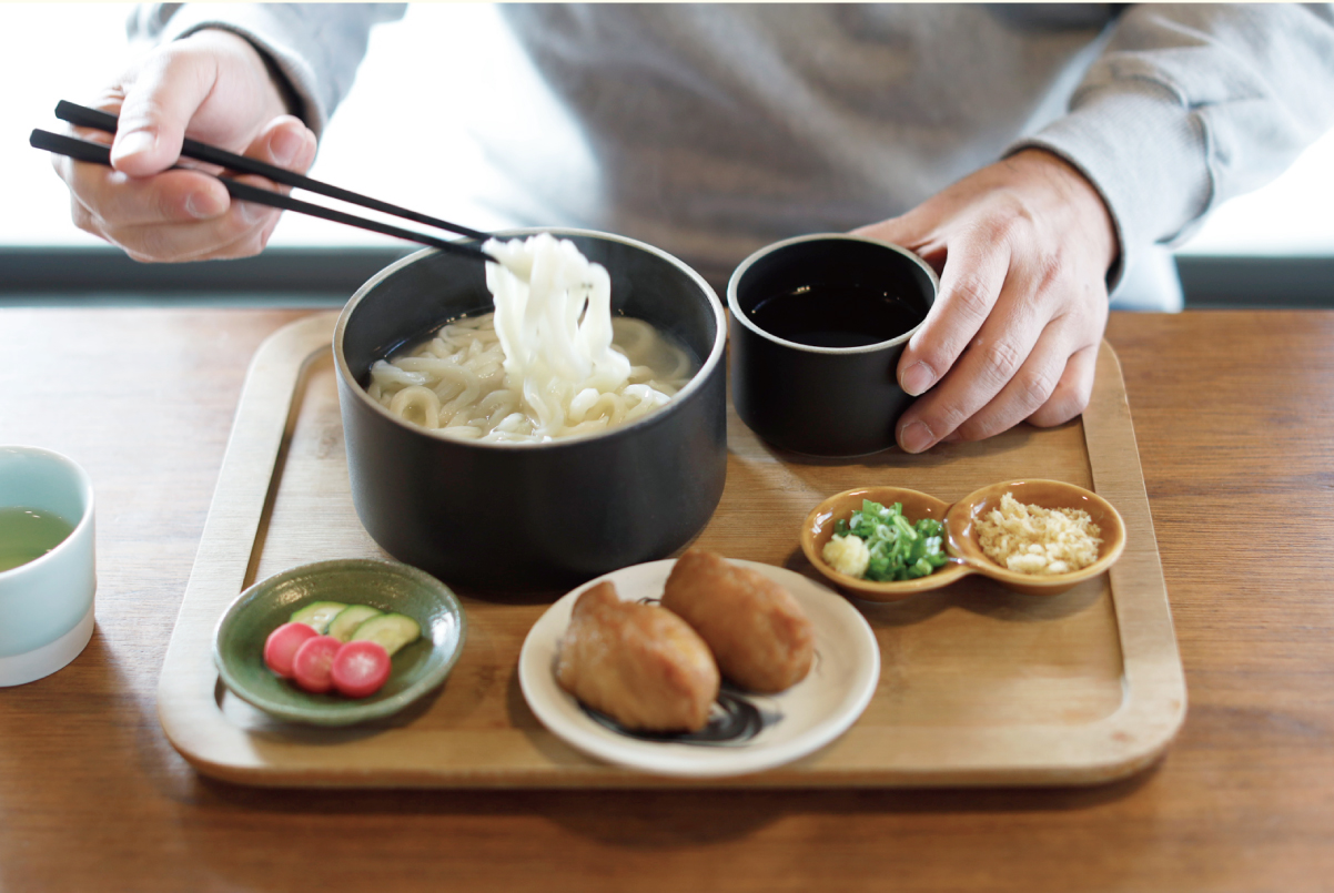 釜あげうどん くろ｜昼のごちそう｜宮崎食堂